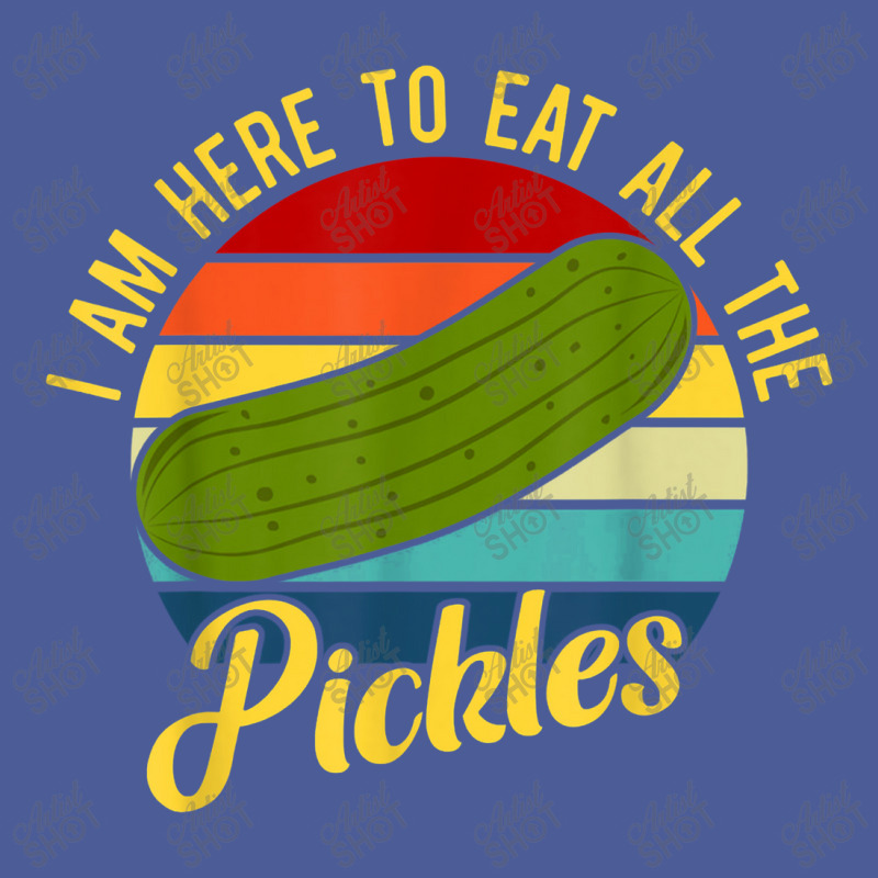 I'm Here To Eat All The Pickles Flat Bill Snapback Cap by pancingiwak | Artistshot