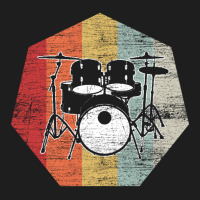 Retro Drummer Music Musical Instrument Drums Classic T-shirt | Artistshot