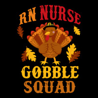 Gift For Nurse T  Shirt Funny R N Nurse Gobble Squad Thanksgiving Gift Men's Long Sleeve Pajama Set | Artistshot