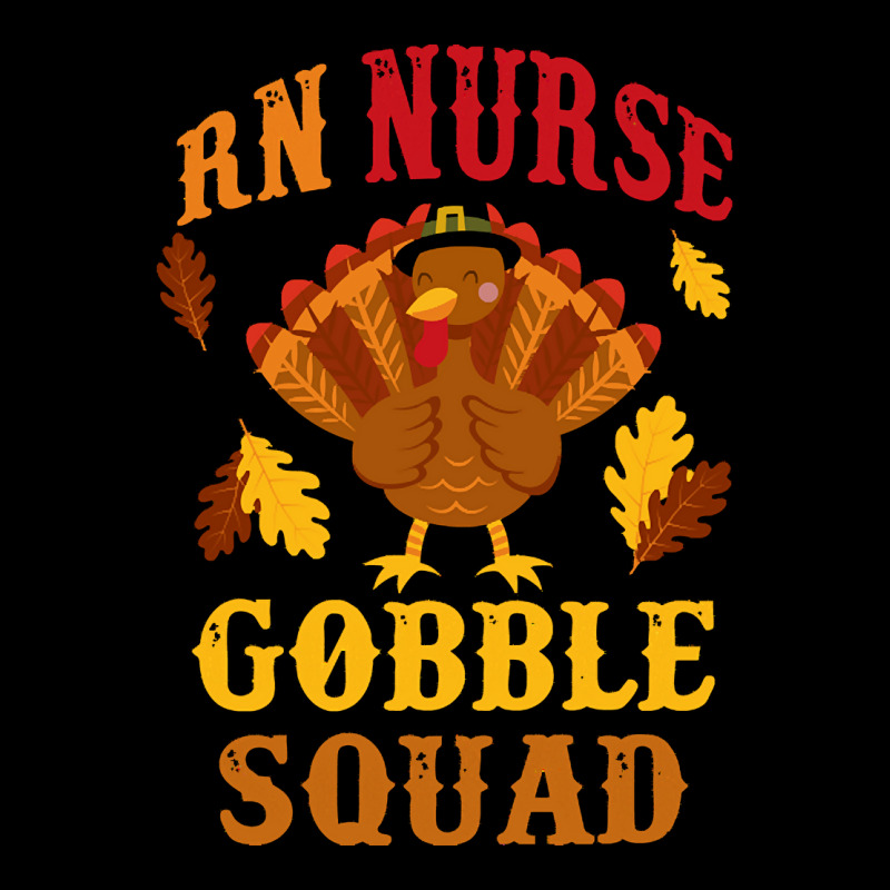 Gift For Nurse T  Shirt Funny R N Nurse Gobble Squad Thanksgiving Gift Men's Long Sleeve Pajama Set | Artistshot