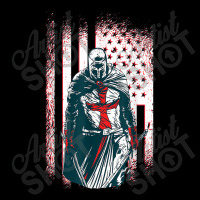 Jesus Crusader Warrior Vintage American Flag Knight Templar Pocket T-shirt | Artistshot