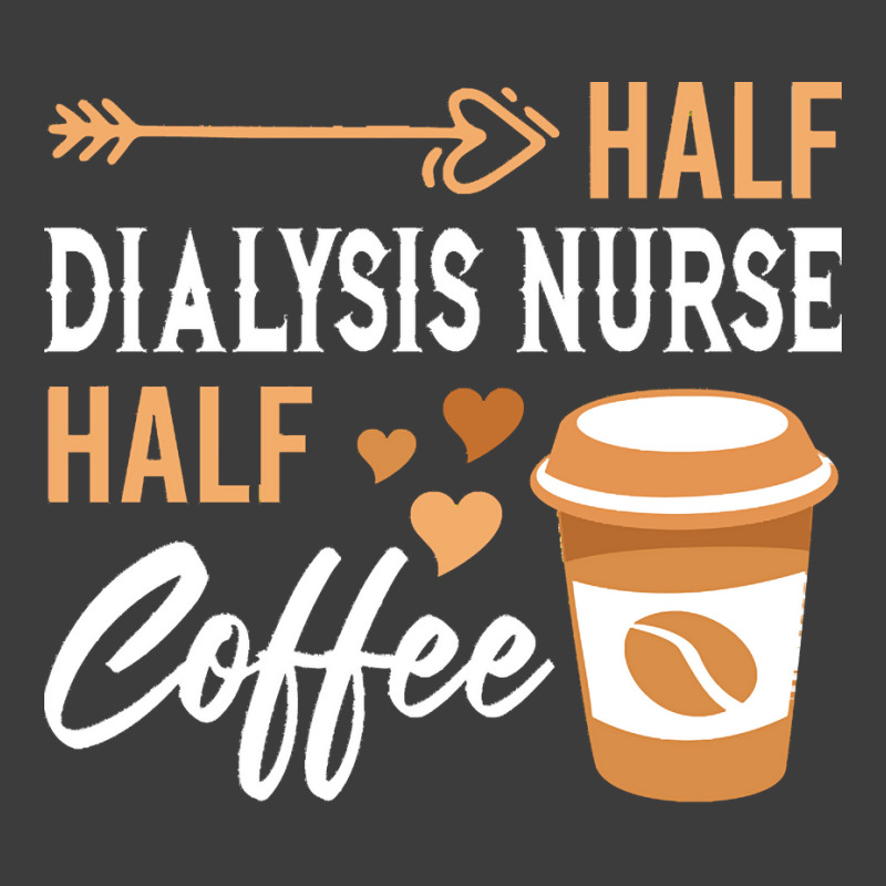 Half Coffee Half Dialysis Nurse T  Shirt Womens Half Coffee Half Dialy Men's Polo Shirt | Artistshot