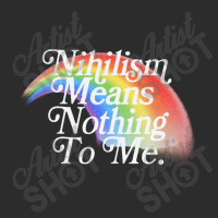 Nihilism Means Nothing To Me, Vintage Style Faded Rainbow Design Baseball Cap | Artistshot