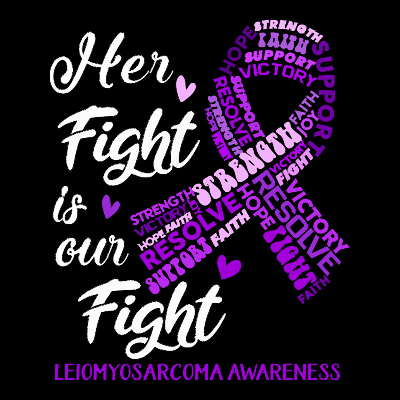 Leiomyosarcoma Awareness T  Shirt Leiomyosarcoma Awareness Her Fight I Pocket T-shirt | Artistshot