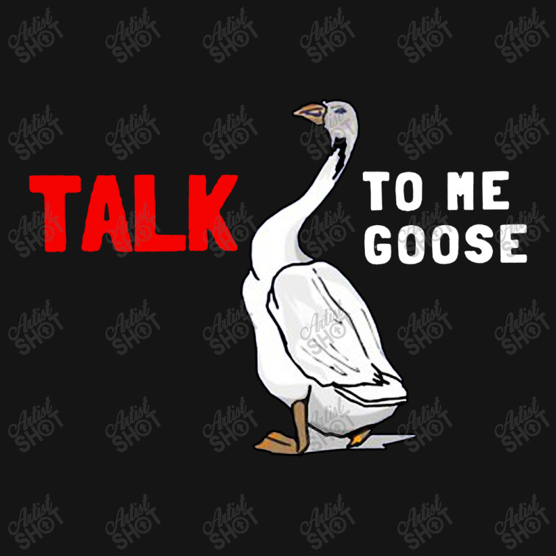 Talk To Me Goose Funny Goose Mesh Cap | Artistshot