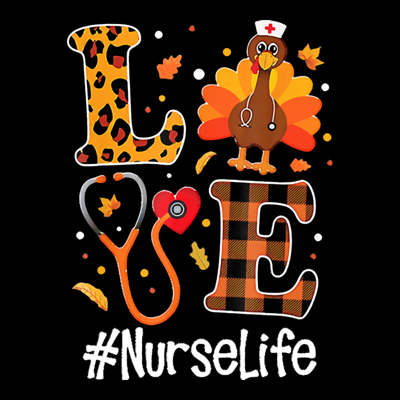 Love Nurse Life Turkey Thanksgiving Day T  Shirt Love Nurse Life Turke V-neck Tee | Artistshot