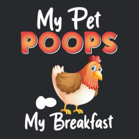 Chicken Chick My Pet Poops My Breakfast Funny Chicken Lovers Farm Farm Trucker Cap | Artistshot