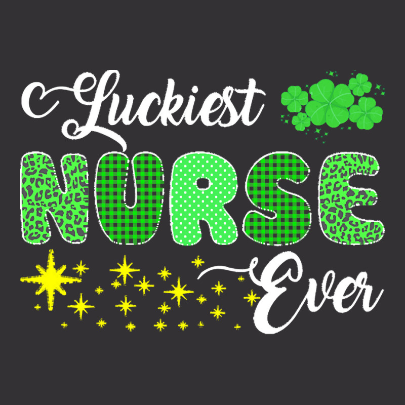 Luckiest Nurse Ever St Patricks Day T  Shirt Luckiest Nurse Ever St Pa Vintage Short | Artistshot