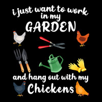 Chicken Chick I Just Want To Work In My Garden And Hang Out Chicken 28 Camo Snapback | Artistshot