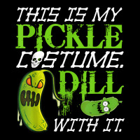 This Is My Pickle Costume Dill With It Scary Pickles Skull T Shirt Camo Snapback | Artistshot