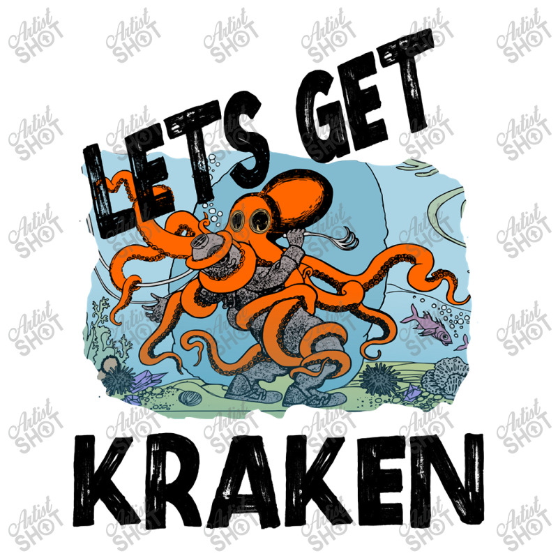 Art Character Lets Get Kraken Halloween Cub Paper Bag - 8 X 4 1/2 X 10 1/4 | Artistshot