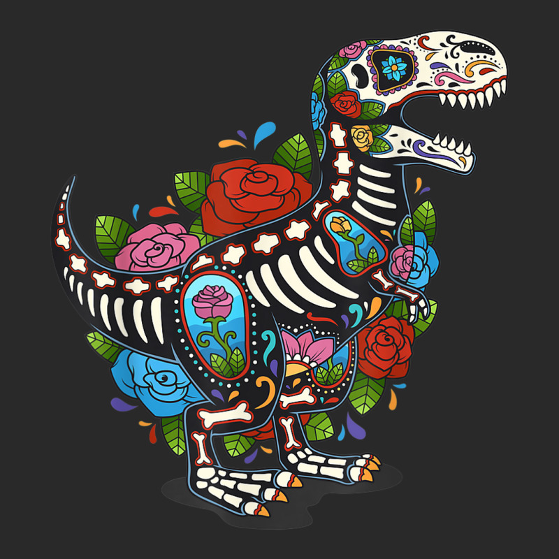 Rex Dinosaur Animal Sugar Skull Mexico Calavera Dia De Los Muertos Toddler T-shirt by LemonJack | Artistshot