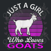 Just A Girl Who Loves Goat Farm Animal Crewneck Sweatshirt | Artistshot