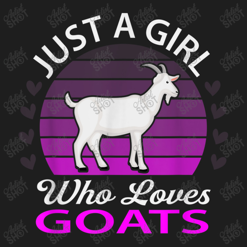 Just A Girl Who Loves Goat Farm Animal Classic T-shirt by Yuh2105 | Artistshot