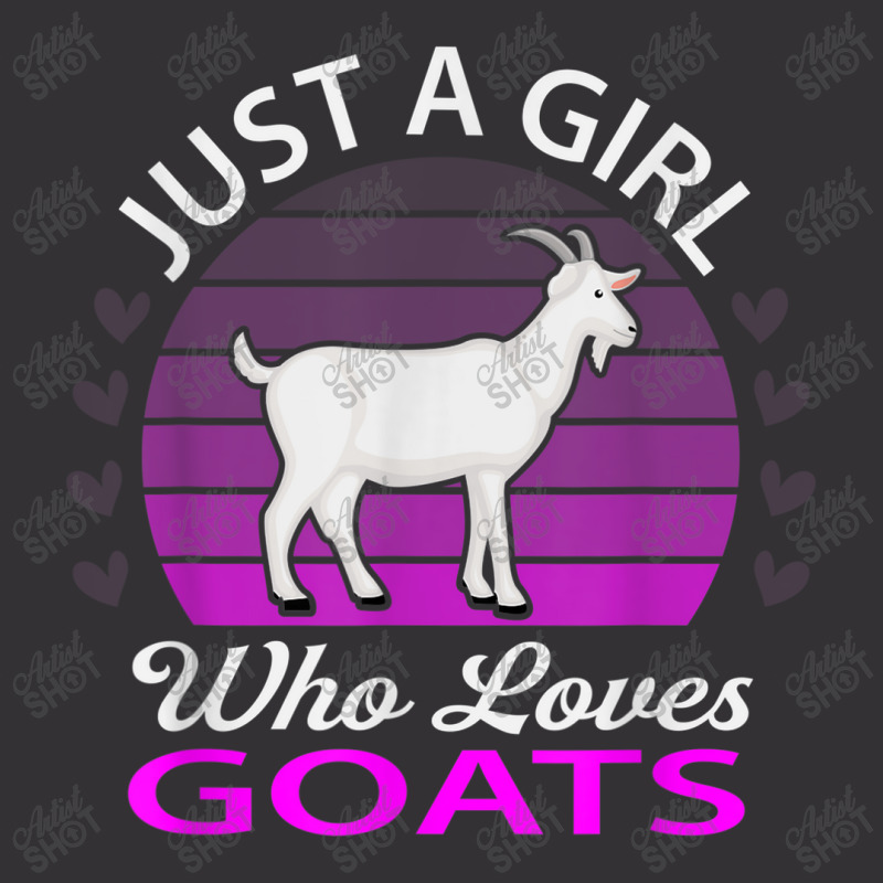 Just A Girl Who Loves Goat Farm Animal Vintage Short by Yuh2105 | Artistshot