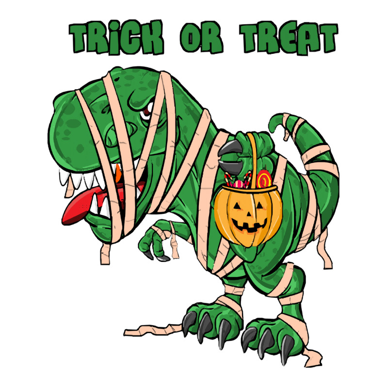 Halloween T  Shirthalloween Dinosaur T Rex Mummy Pumpkin T R I C K O R Debie Paper Bag - 10 X 5 X 13 | Artistshot