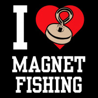 I Love Magnet Fishing Fisherman Magnets Fisher Premium Adjustable Cap | Artistshot