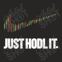 Just Hodl It Candlestick Chart Crypto Trading Ladies Fitted T-shirt | Artistshot