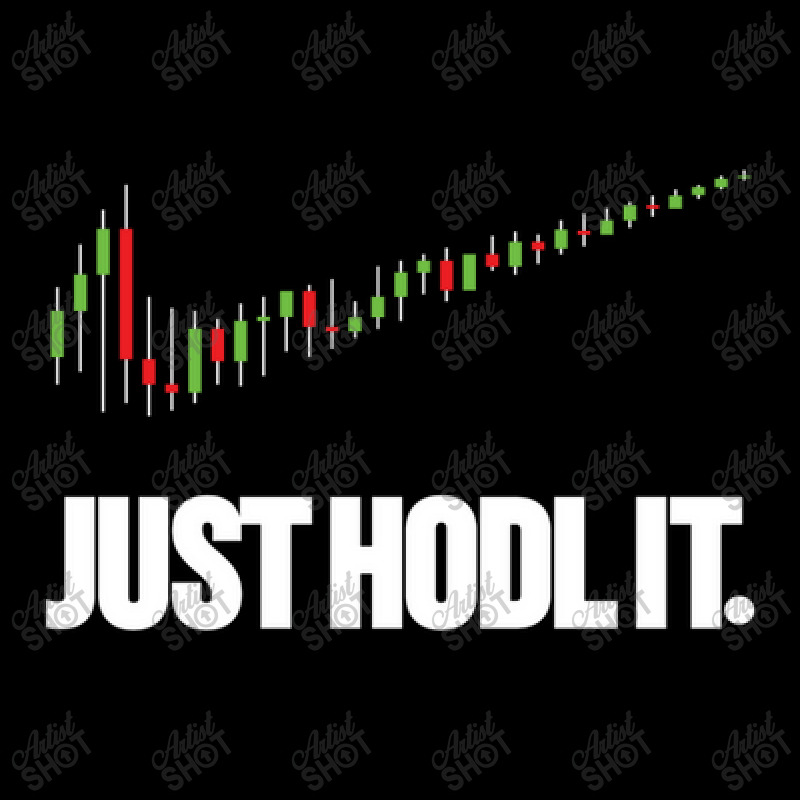 Just Hodl It Candlestick Chart Crypto Trading Cropped Hoodie by Yuh2105 | Artistshot