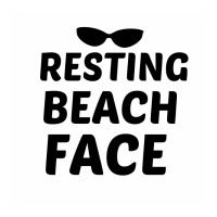 Resting Beach Face Black 3/4 Sleeve Shirt | Artistshot