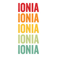 Ionia County, Michigan, Rainbow Text Design T Shirt Vogue Paper Bag - 16 X 6 X 12 | Artistshot