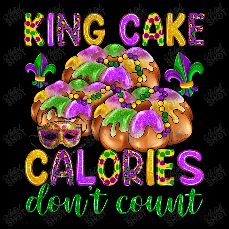 King Cake Calories Don T Count Adjustable Cap | Artistshot