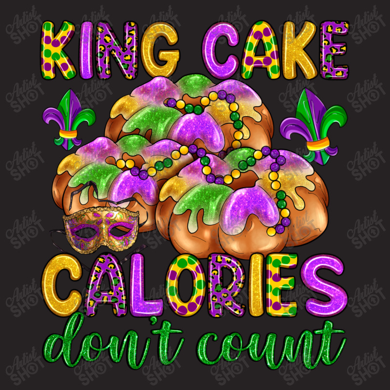 King Cake Calories Don T Count Vintage Cap | Artistshot