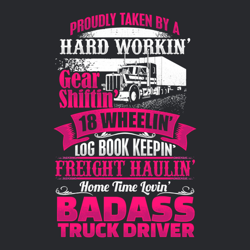 Truck Lover Trucker Proudly Taken By Badass Truck Driver Husband Wife Trucker Cap by circularflap | Artistshot