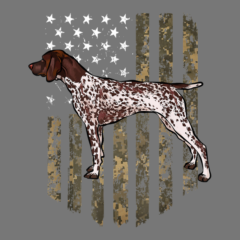 Camo American Flag German Shorthaired Pointer 4th Of July T Shirt Camo Snapback by kalellwhistlehunt | Artistshot