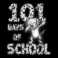 Funny 101 Days School Dabbing Dalmatian Dog 100 Days Teacher T Shirt Flat Bill Snapback Cap | Artistshot