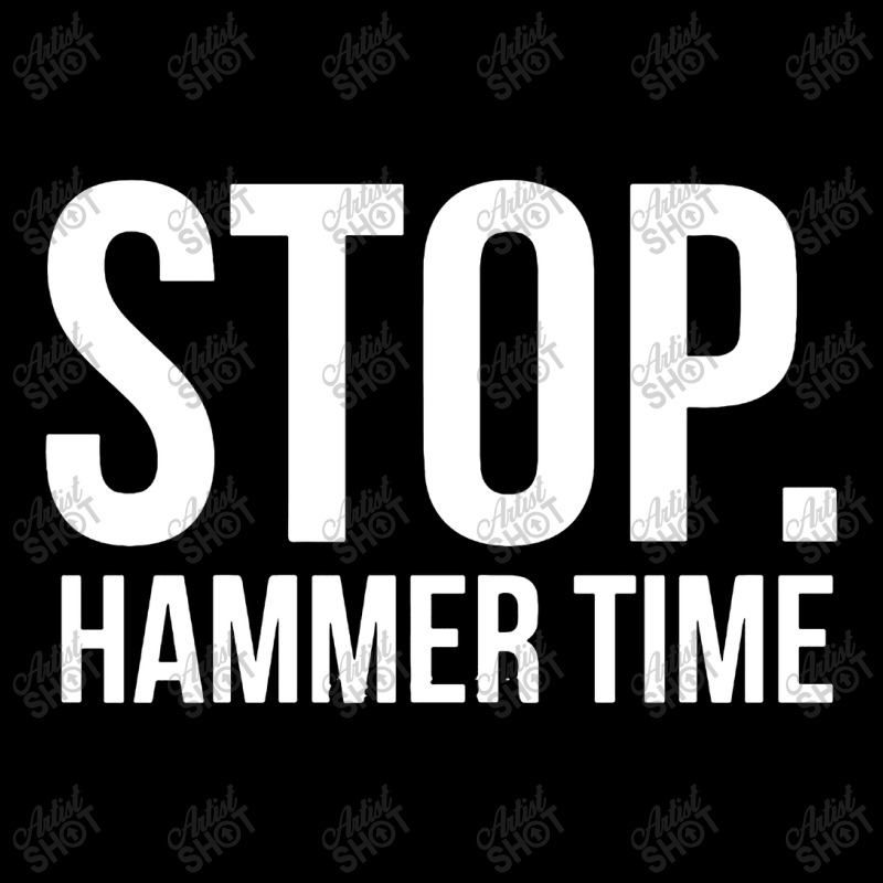 Stop Hammer Time Flat Bill Snapback Cap | Artistshot