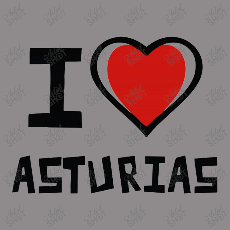 I Love Asturias Flat Bill Snapback Cap by RetnoAN | Artistshot