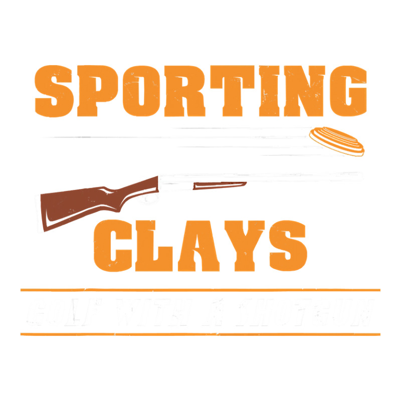 Sporting Clays   Golf With A Shotgun   Clay Target Shooting T Shirt Debie Paper Bag - 10 X 5 X 13 | Artistshot