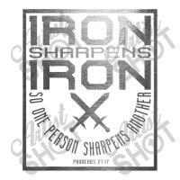 Iron Sharpens Iron  Holy Christian Bible Verse Animations Characters Jumbo Paper Bag - 18 X 7 X 18 3/4 | Artistshot