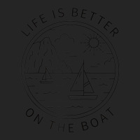 Life Is Better On The Boat Boating Sailing Ocean Beach Sea Raglan Base Unisex Hoodie | Artistshot