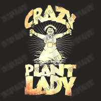 Crazy Plant Lady Plants Work In The Ladies Fitted T-shirt | Artistshot