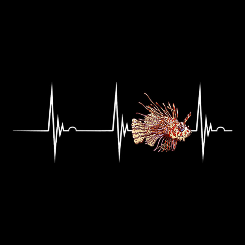 Lionfish Lion Fish Lover Heartbeat Ekg Pulse Fish Lover Raglan Basebal Maternity Scoop Neck T-shirt by Tiktify | Artistshot