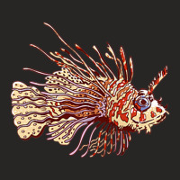 Lionfish Reef Fishing Lion Fish Sea Rock Diver Fish Lover Tank Top Ladies Fitted T-shirt | Artistshot