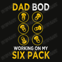 Dad Bod Working On My Six Pack Fun Scorecard Crop Tee | Artistshot