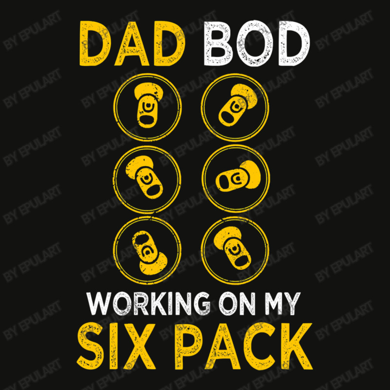 Dad Bod Working On My Six Pack Fun Scorecard Crop Tee by EpulArt | Artistshot