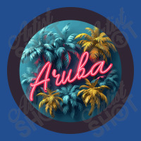 Aruba Design With Black Border And Neon Lettering Crewneck Sweatshirt | Artistshot