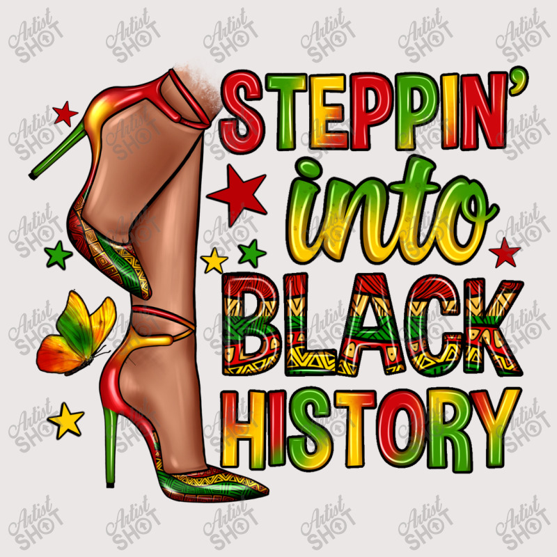 Steppin Into Black History Pocket T-shirt | Artistshot