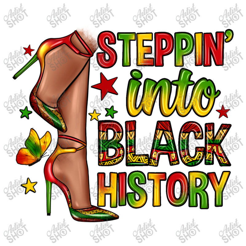 Steppin Into Black History 3/4 Sleeve Shirt | Artistshot