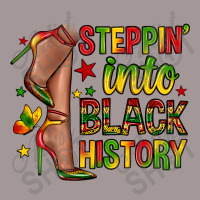 Steppin Into Black History Vintage Hoodie | Artistshot