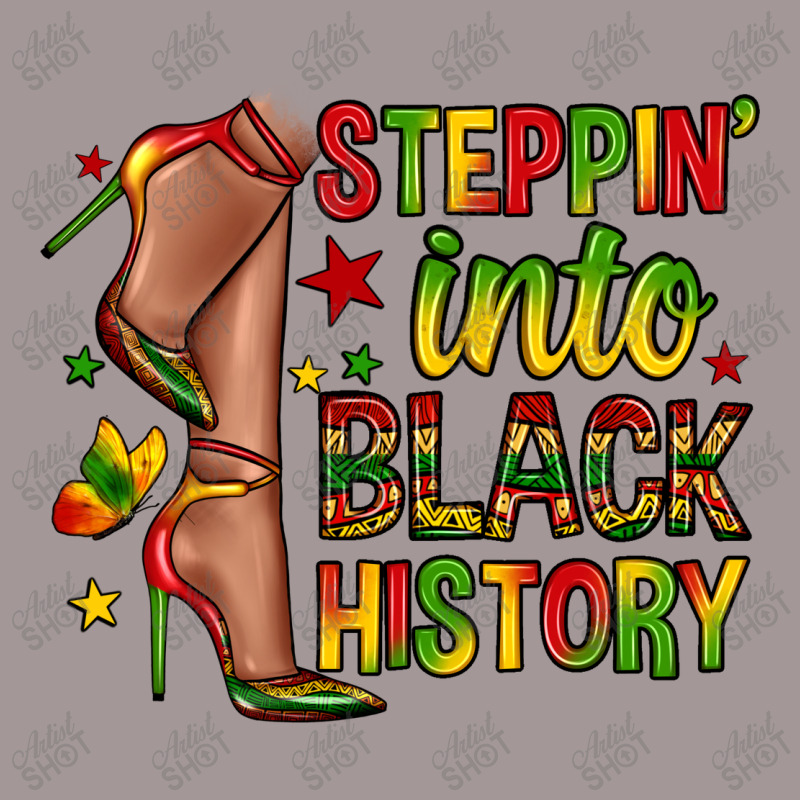 Steppin Into Black History Vintage Hoodie | Artistshot