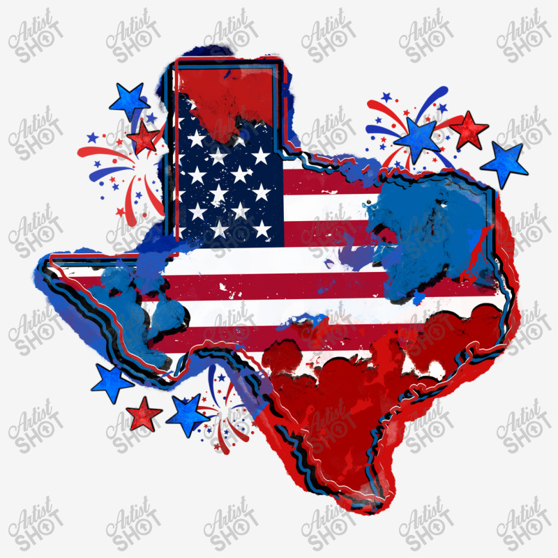 Texas Map 4th Of July Adjustable Cap | Artistshot