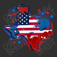 Texas Map 4th Of July Adjustable Cap - Leatherette Patch | Artistshot