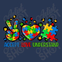 Accept Love Understand Autism Ladies Denim Jacket | Artistshot