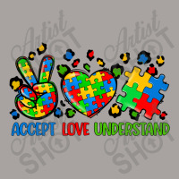 Accept Love Understand Autism Racerback Tank | Artistshot