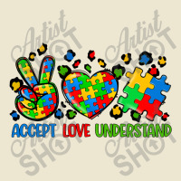 Accept Love Understand Autism Cropped Hoodie | Artistshot